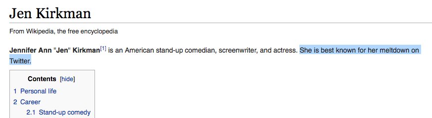 deep_beige's tweet photo. i don't know who Jen Kirkman is so i looked up her wikipedia https://t.co/gdLAXBFdcn