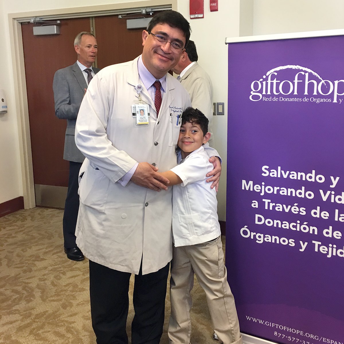 NorthwesternMed's tweet photo. EJ celebrates a 2nd chance at life thanks to @LurieChildrens, @GiftOfHope and Dr. Caicedo. https://t.co/KpyFZUwnEy https://t.co/Yr14zM82S1