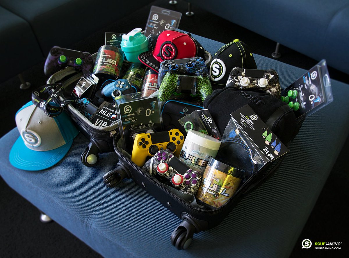 ScufGaming's tweet photo. Prepared for an action-packed weekend at #MLGOrlando with our @GFuelEnergy. https://t.co/aQIIYP6lAy