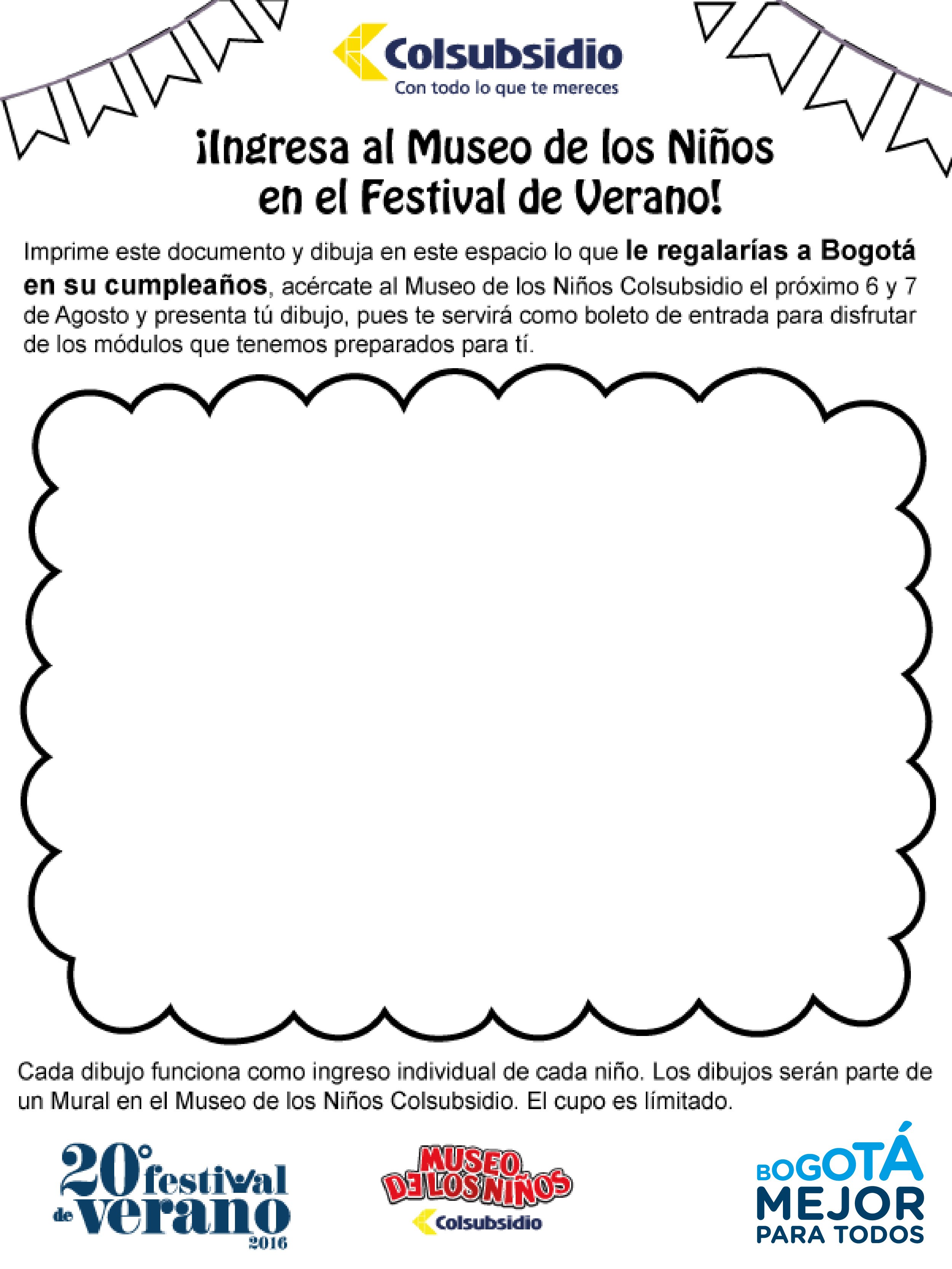 ØªÙˆÙŠØªØ± Enlajugadaporbogota Ø¹Ù„Ù‰ ØªÙˆÙŠØªØ± Viveel20festival En El Museodelosninos Los Ninos Podran Entrar Presentando Un Dibujo Para El Cumple De Bogota Https T Co Cym4wg7ipa