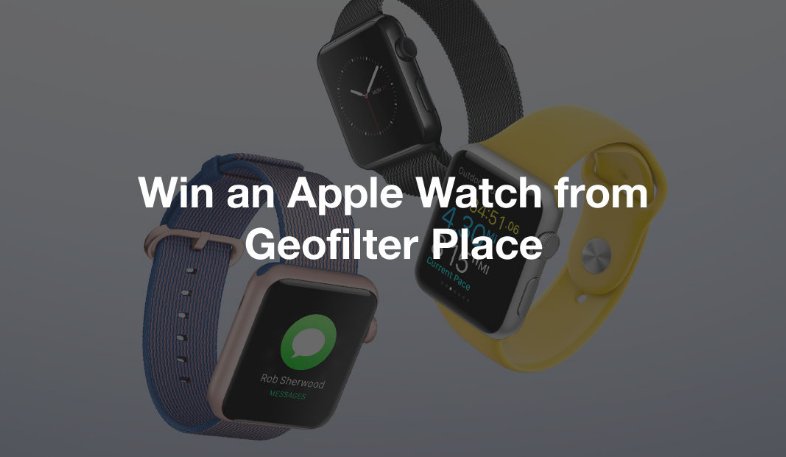 SweepstakesDen's tweet photo. Enter #Sweepstakes: Geofilter Place - Win an Apple Watch - https://t.co/r2jPID6txt https://t.co/88xz9Ouu1H
