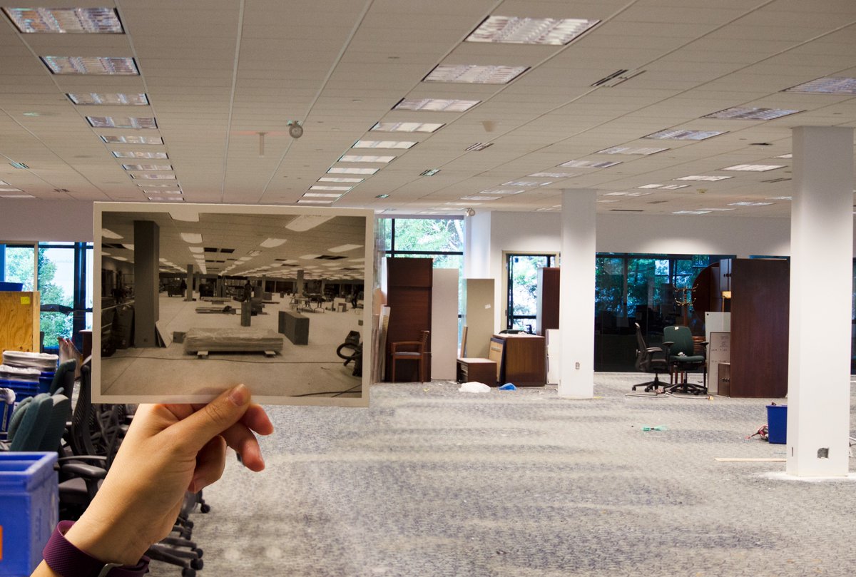 Our headquarters are getting a makeover! Here’s a contrast between 1995 and today. #tbt #DearPhotograph