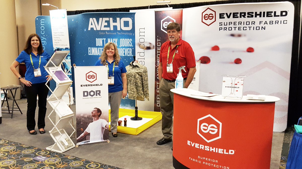 ultratech's tweet photo. We’re @OutdoorRetailer Show - Salt Lake City! Come by booth 155-613 to see our new technologies #Aveho & #EverShield https://t.co/91EOm4u3dX