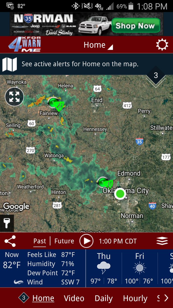 kim_querry's tweet photo. Russell Westbrook is staying with the @okcthunder. The state is celebrating with storms. #ThunderUp https://t.co/FdtwhycRcd