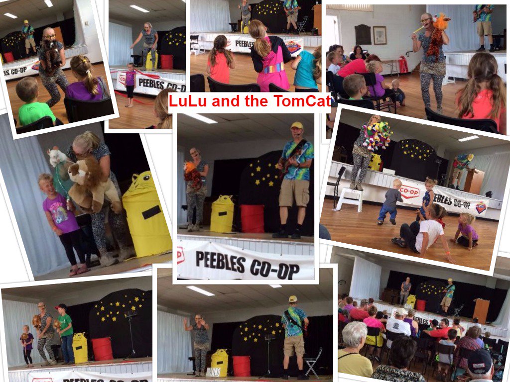 LuLu and the TomCat were so much fun on Glenavon Fair day! Big Thank You to Peebles Co-op for their sponsorship!