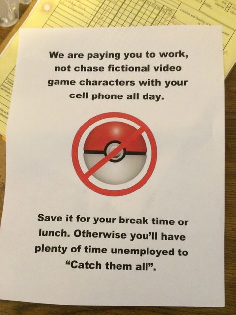 OMNISecurity's tweet photo. Is Pokemon Go at your business?  Wow! An article on how to play and NOT get fired. https://t.co/XSuwqQC6zn https://t.co/TWsMHfdvSb