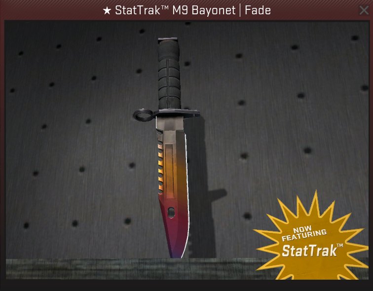 CsgoLobby's tweet photo. ★ StatTrak™ M9 Bayonet | Fade (FN)

GIVEAWAY!

Follow @CsgoLobby 
Turn on Notifications
Retweet to enter https://t.co/tZJfzSKyZQ