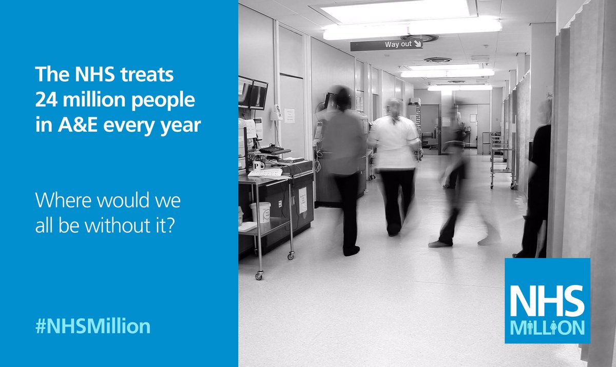 Pls RT is if you've ever been grateful for the NHS staff who work around the clock in A&amp;E #NHSMillion
