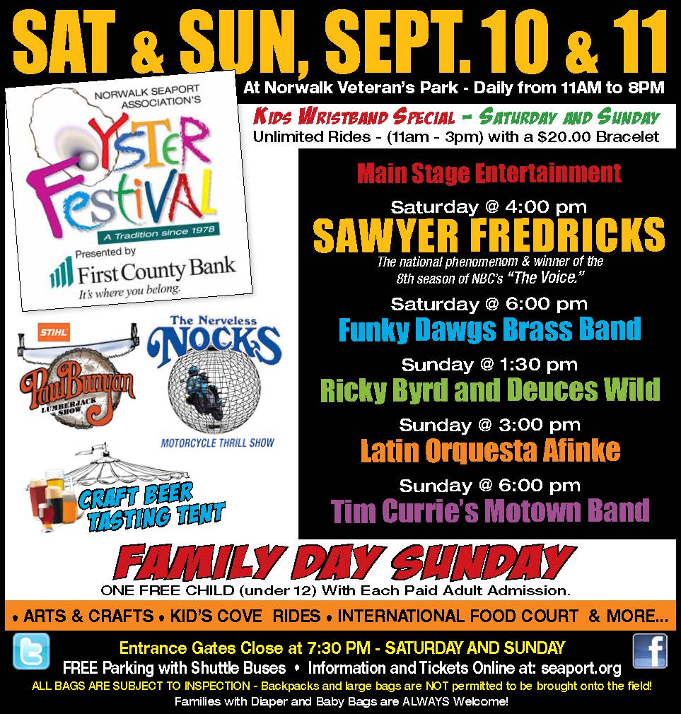 Getting ready for the Norwalk Seaport Association Oyster Festival. For more information goto seaport.org