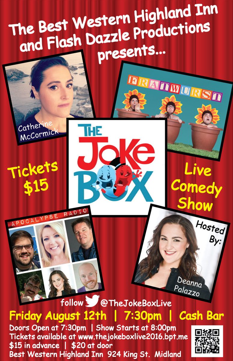 TheJokeBoxLive's tweet photo. Hey @tinytownship if folks are lookin for somethin to do next Fri..look no further! #comedy @FlashDazzlePro PLS RT https://t.co/0V2aeauqGe