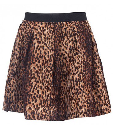 Leopard Print Pleated Mini Skirt #streetstyle #streetfashion https://t ...