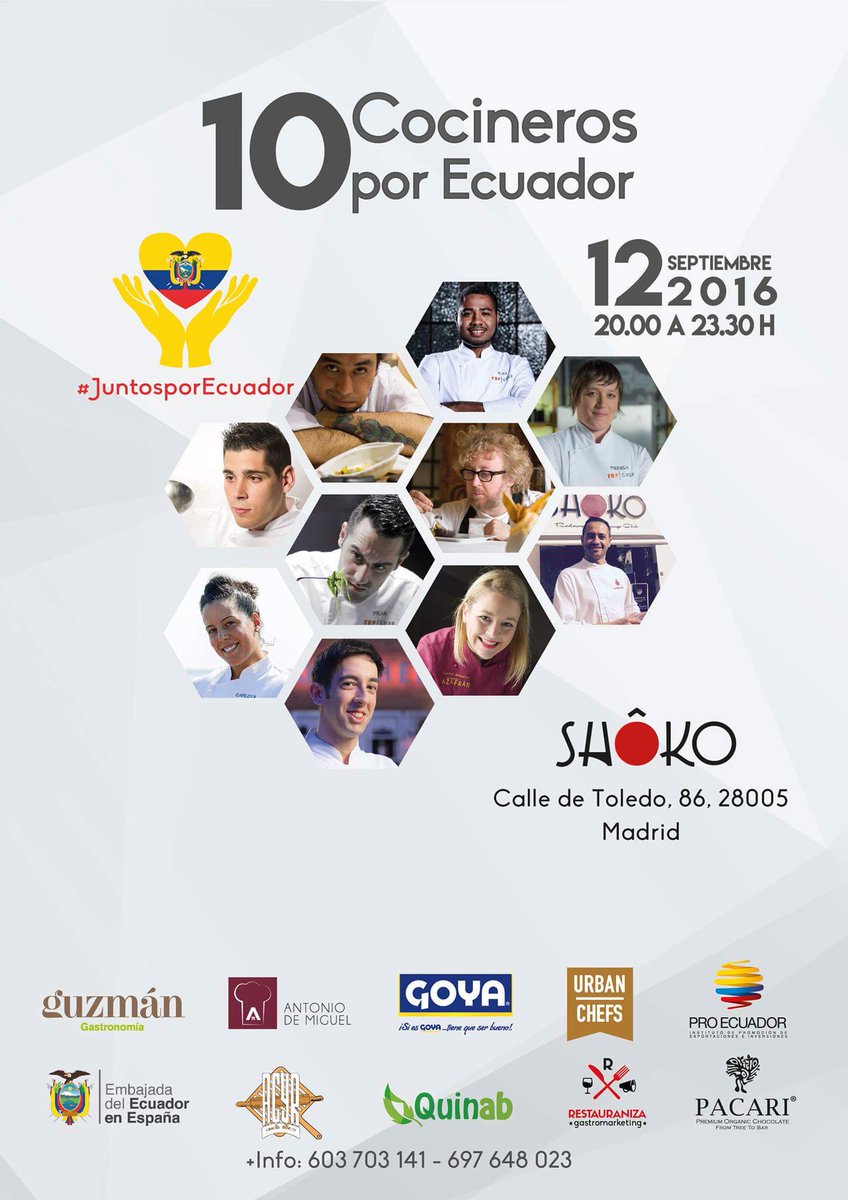 Os esperamos #JuntosporEcuador