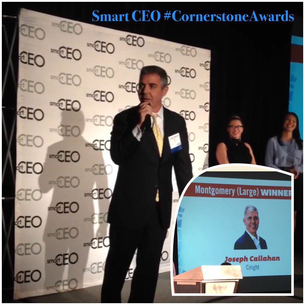 CalsCorner1993's tweet photo. Big congrats to Ciright's CEO Joseph Callahan for winning SmartCEO's #CornerstoneAwards today! #LibertyValley https://t.co/paFegqwW99
