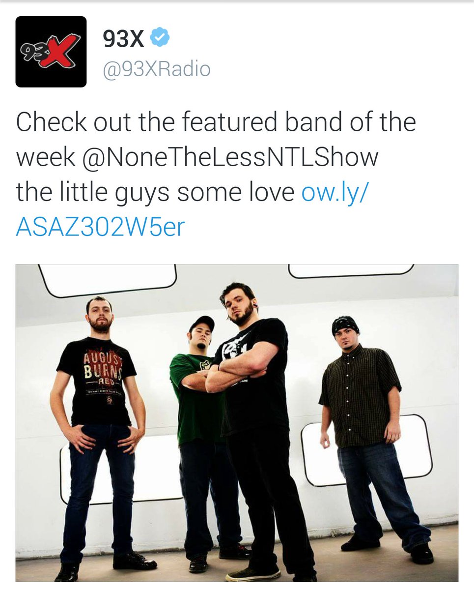 NoneTheLessNTL's tweet image. Thanks to @93XRadio!