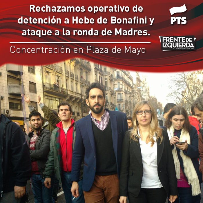 Fte_Izquierda's tweet photo. .@myriambregman y @patriciodc ahora en Plaza de Mayo: inaceptable ataque a las Madres en su ronda de los jueves. https://t.co/nILZpDRTzs