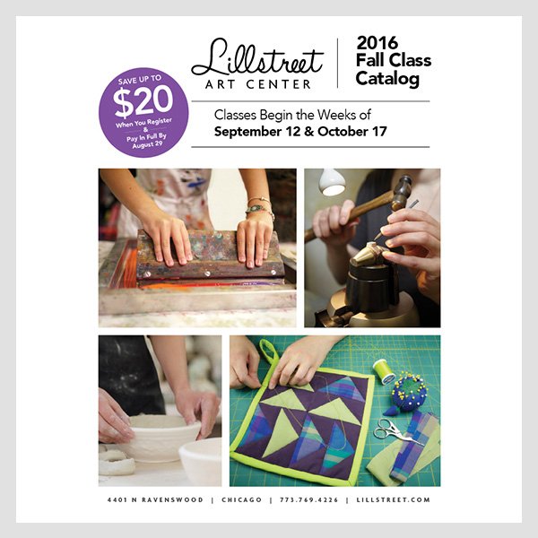 Summer's not over, but fall classes have arrived! Get the early discount while it's hot.  lillstreet.com/browse-by-depa…