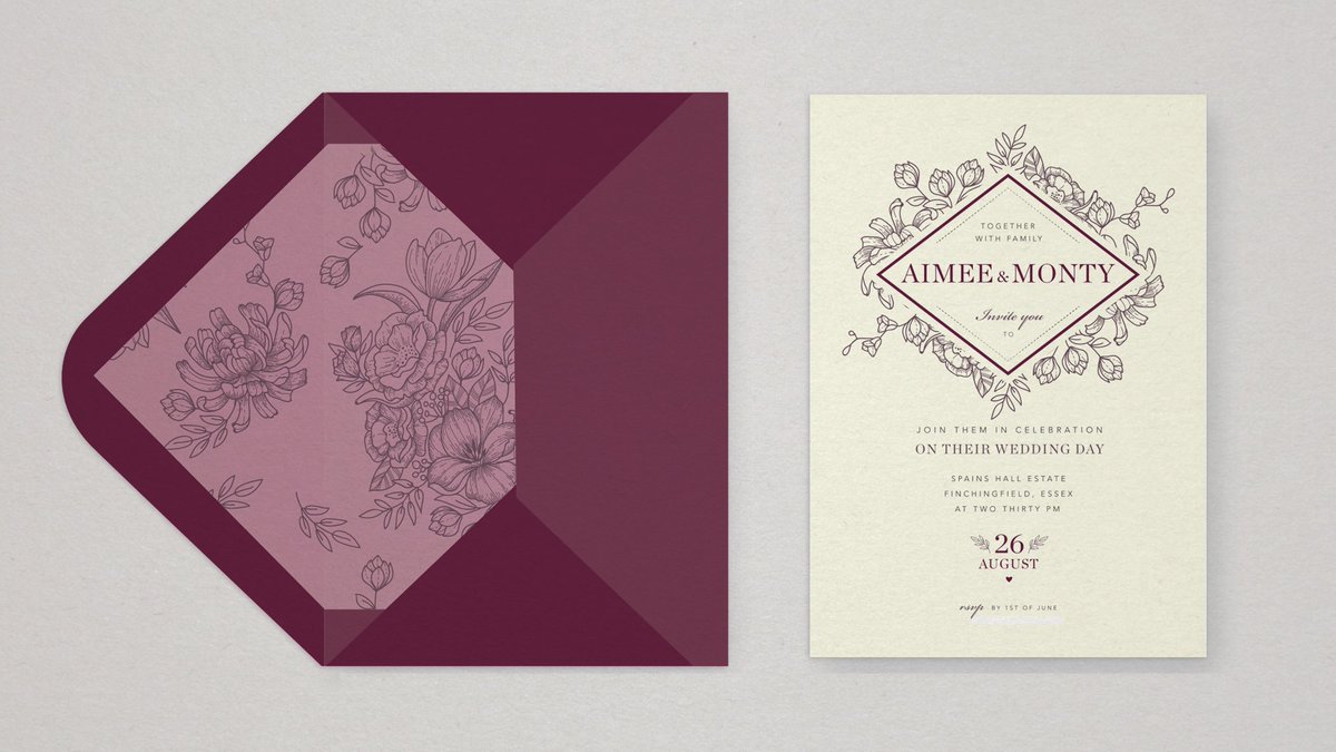TheInvitery's tweet image. SNEAK PEEK // NEW Floral Berry themed #wedding stationery. Available to buy online soon. facebook.com/weddingstation…