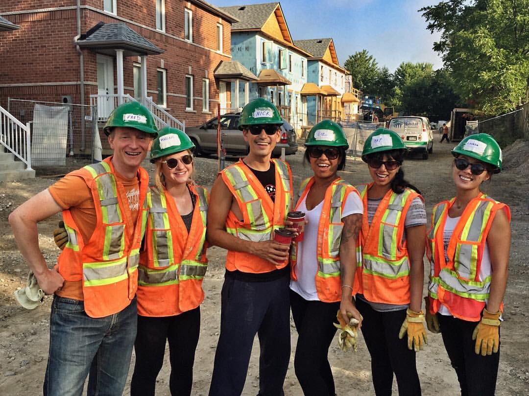 Thank you <a href="/HabitatGTA/">Habitat for Humanity GTA</a> for a great day at your Birchmount build site! #adoptaday