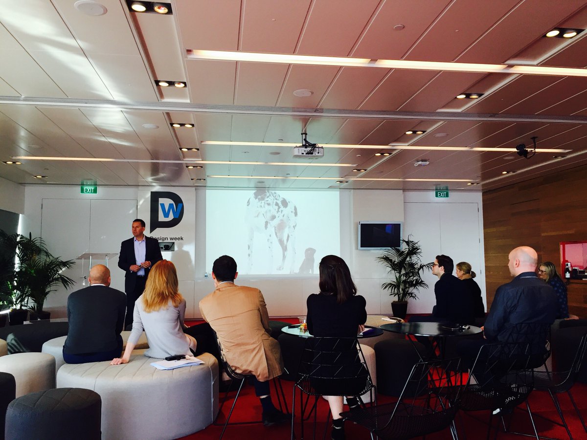 Thriving through disruption with <a href="/Microsoft/">Microsoft</a>'s Tom Daemen. Culture beats tech. Fail fast, fail often. #kwmdesignweek