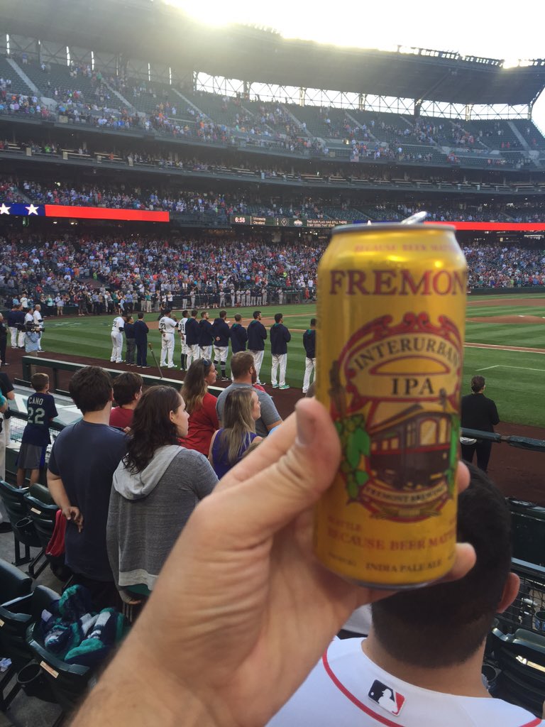 Max Devonport (@maxdevonport) on Twitter photo Can't beat having a 16oz Fremont Interurban IPA at M's/Red Sox game. Great beer! <a href="/fremontbrewing/">Fremont Brewing</a> @columbiaDist_SS Can't beat having a 16oz Fremont Interurban IPA at M's/Red Sox game. Great beer! <a href="/fremontbrewing/">Fremont Brewing</a> @columbiaDist_SS