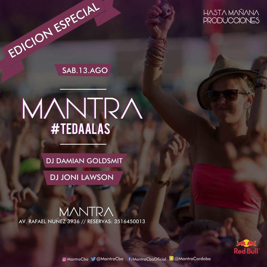 PubliccNetwork1's tweet photo. Después del terrible evento en Quality 📢📢
Volvemos a nuestra casa en una edición especial de #MANTRA. 📲3516435594 https://t.co/6cnK9xZZvZ
