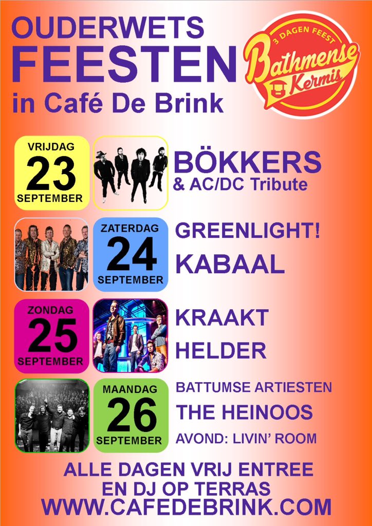 Het kermis programma is rond
