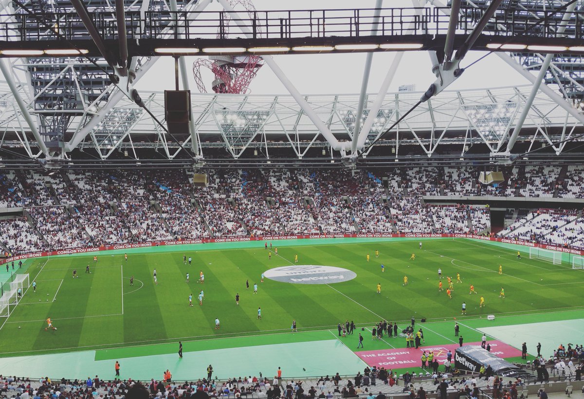 I was slightly skeptical at first but once I saw it I was very impressed. #WHUFC #COYI #WestHam #OlympicStadium