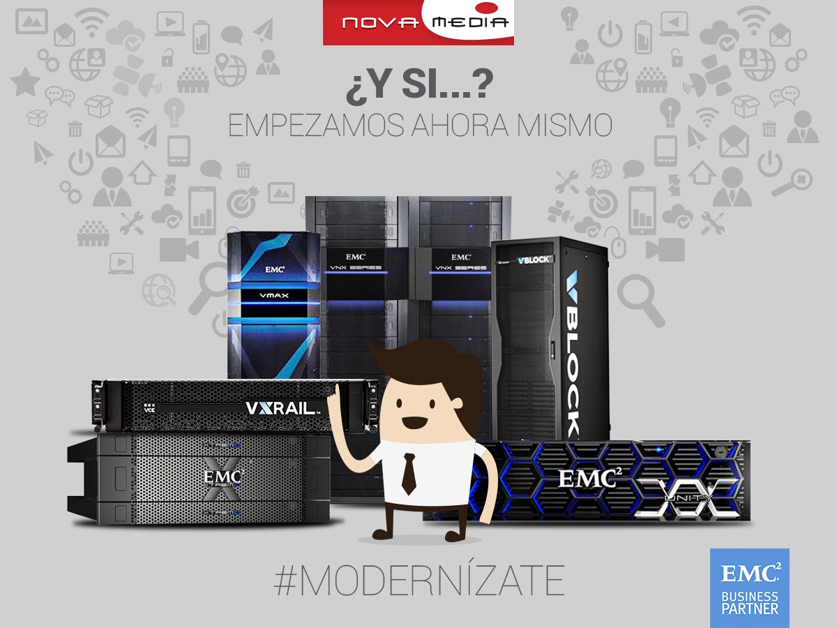 NovamediaTI's tweet image. ¡Demos paso a la evolución! 📈🖥
#Modenize #Storage #Flash @EMCMX @EMCpartners 
Conoce más: goo.gl/5SlZN1
