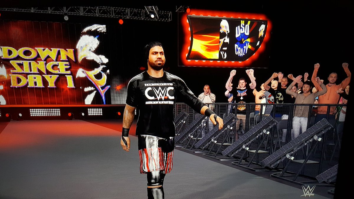 LK_Heisenberg's tweet photo. @savatekick kicking some butts with my created Sean Maluta in #WWE2K16 #CWCchamp https://t.co/hgNTVcxPRF