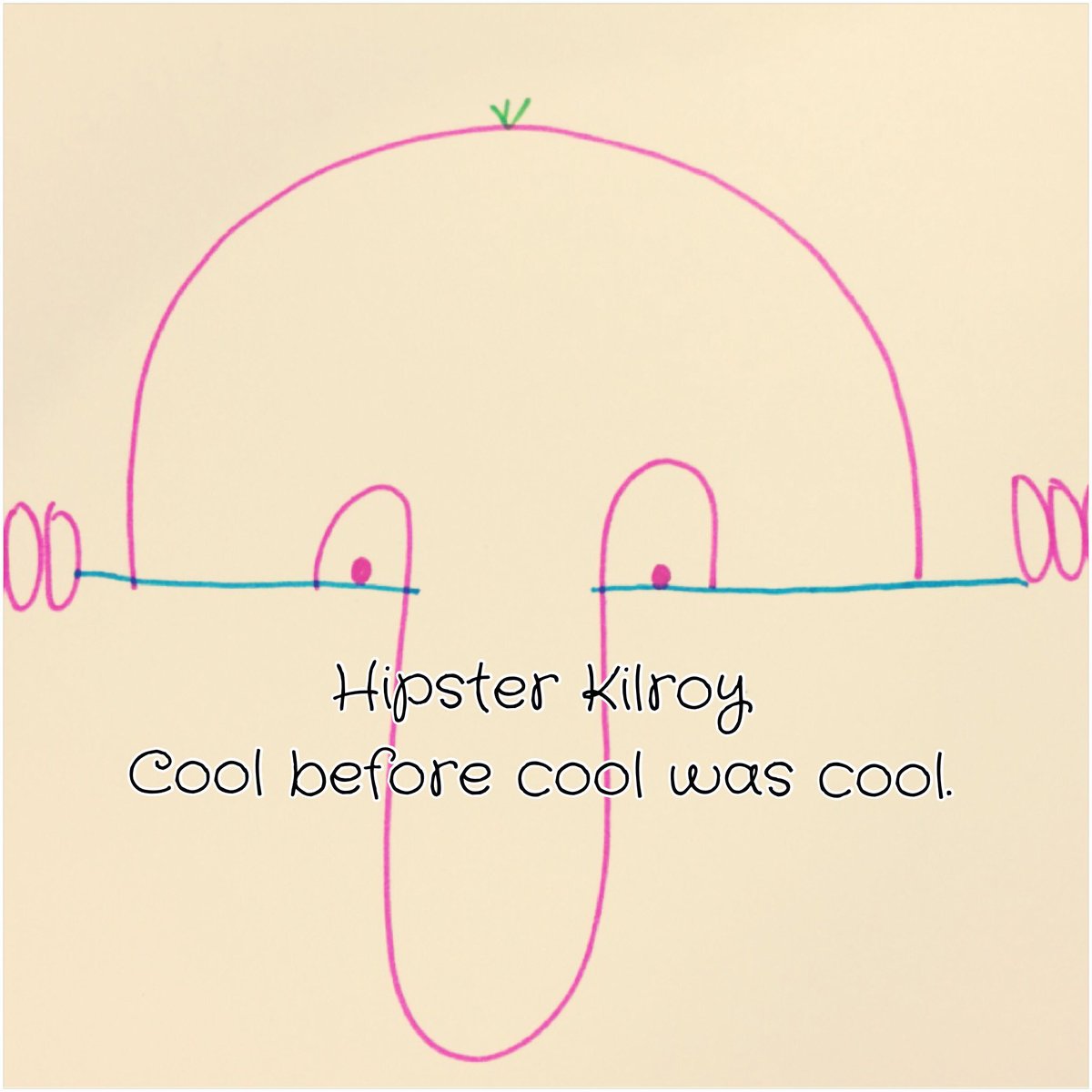 SPNFamiIy's tweet photo. #HipsterKilroy: Cool before cool was cool! #TeamRandomAccidents #HitTheHeart #DidntForgetTheTeamNameThisTime! https://t.co/rWWNffKYOV