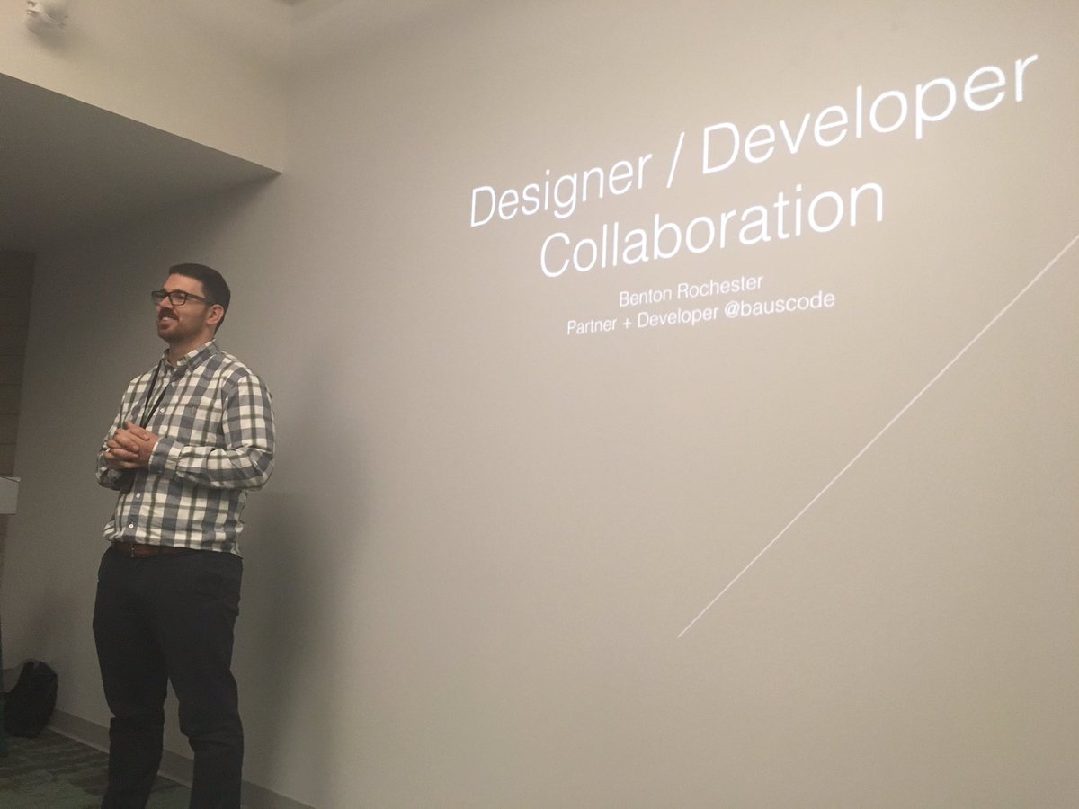 BentonRochester's tweet image. #Developer #Designer Collaboration Speaker deck from the @dvlpdnvr presentation. @BausCode speakerdeck.com/rochestb/desig…