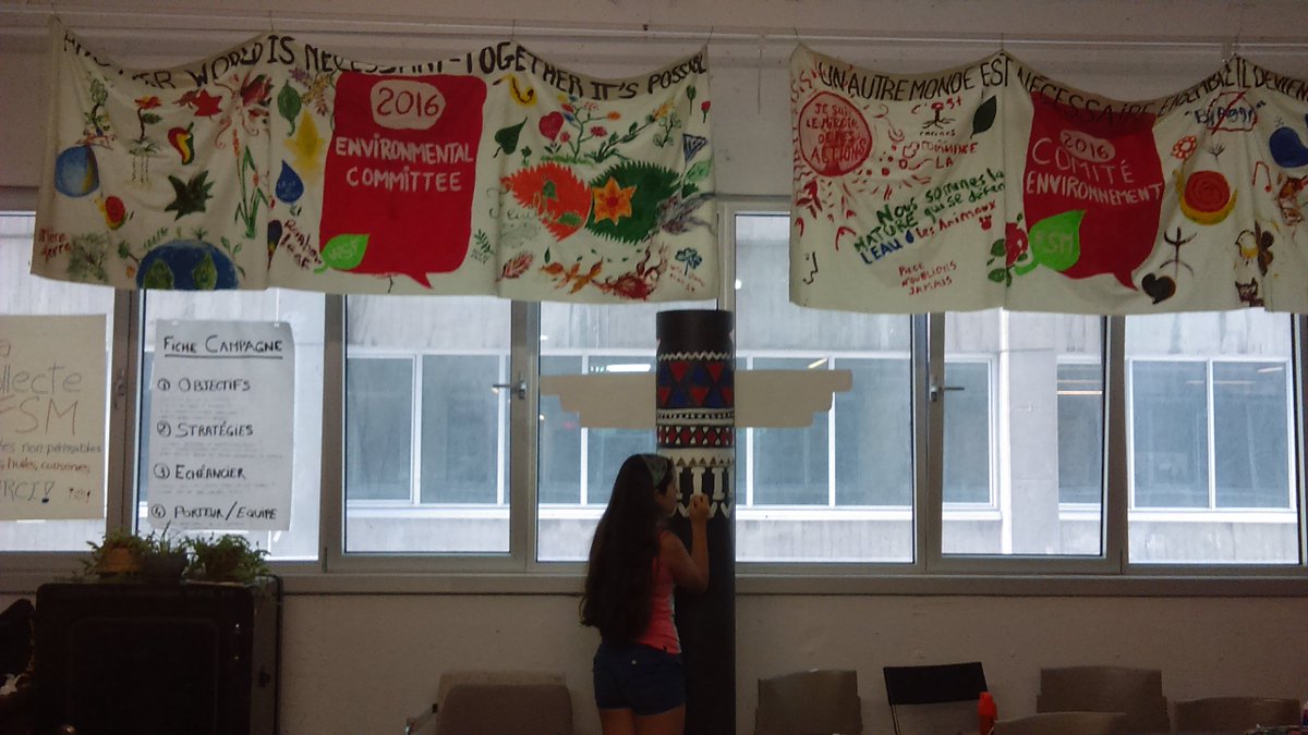 Le collectif du <a href="/fsm2016wsf/">FSM 2016 Mtl WSF</a> est dans ses derniers préparatifs. Le forum a lieu du 9 au 14 août à #Montréal #FSM2016