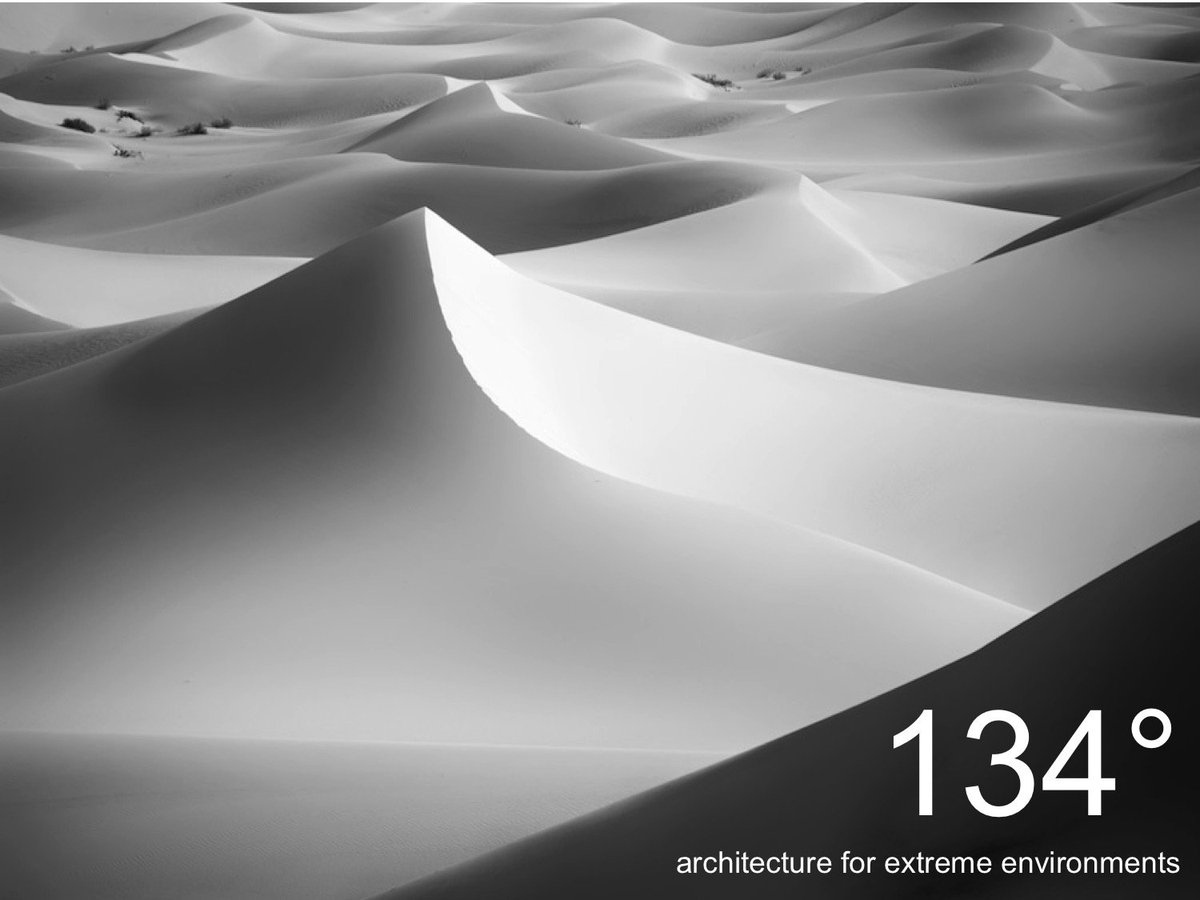 GoneStudio's tweet image. The #Architecture of #Extreme #Environments - I'll be exploring hottest, coldest, wettest &amp;amp; driest places on Earth.