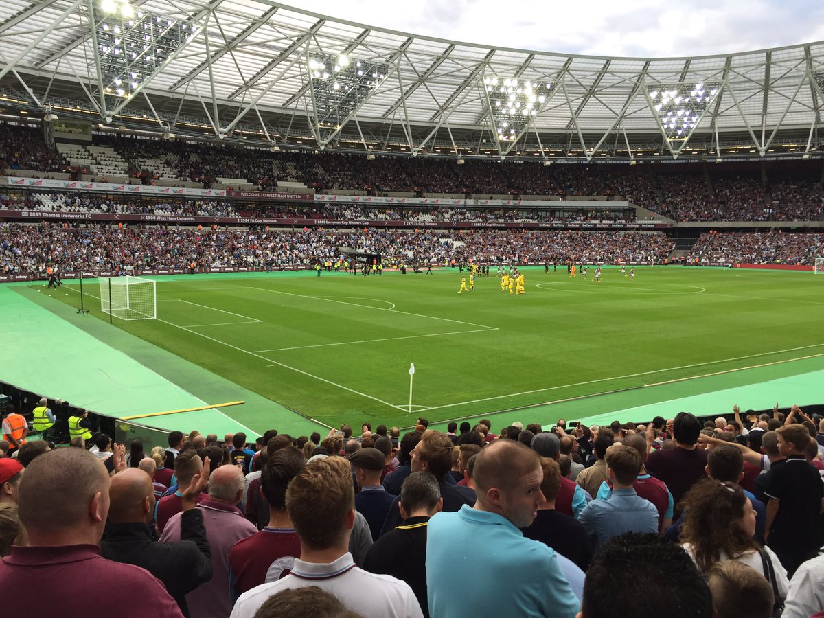 Mister_Kirby's tweet photo. Deceptive shot, it really is a cracking view #block130 #whufc https://t.co/a7yDSVQnb4