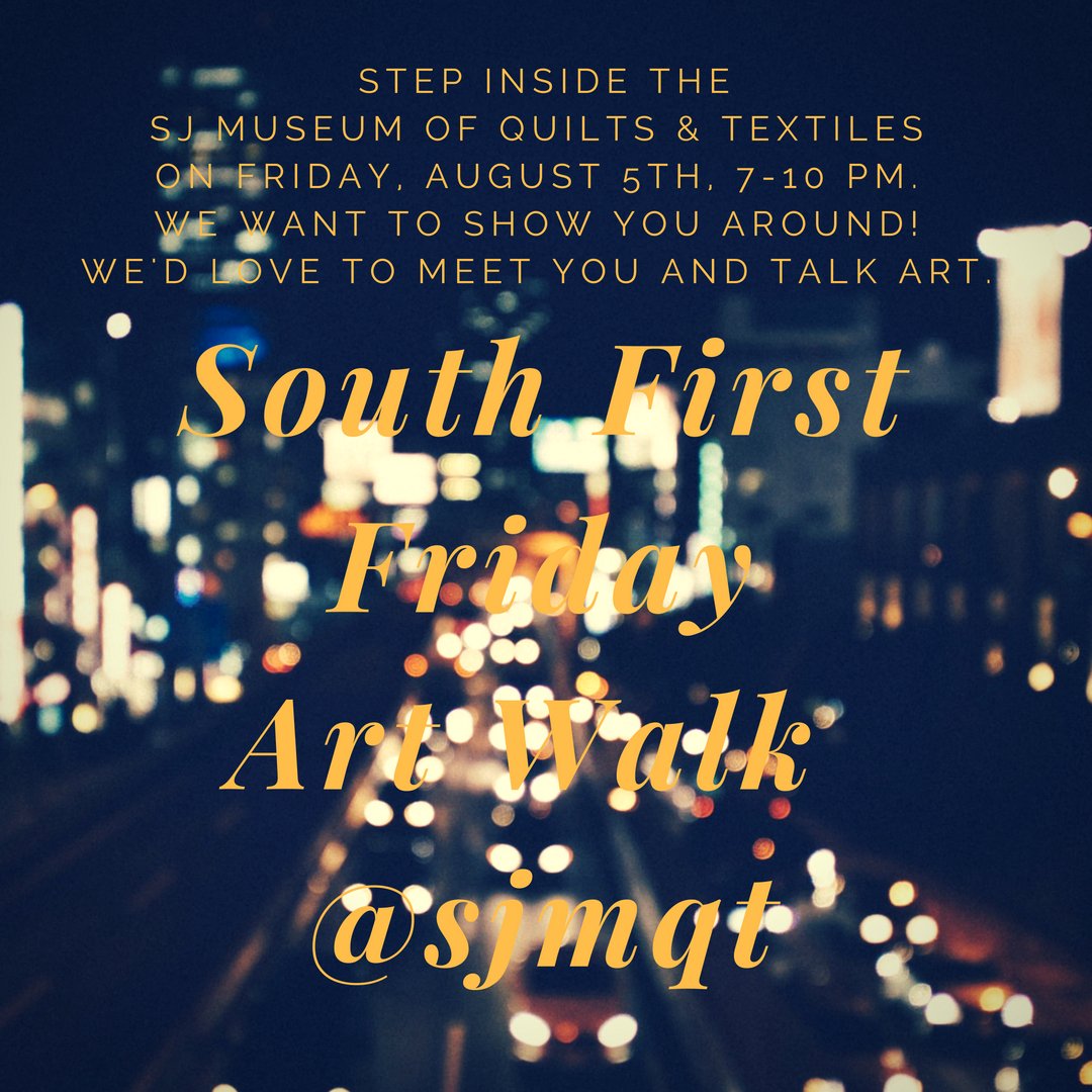 SJMQT's tweet photo. Come on in tomorrow 7-10pm
Let's talk art. We'll tell you what's coming up!
@artwalksj #DTSJ #SouthFirstFriday https://t.co/H227He8W1b