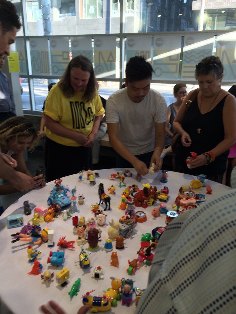 BigMynx's tweet photo. Can 200 wind up toys go at once? #summerworks https://t.co/4Lb4apnh9P