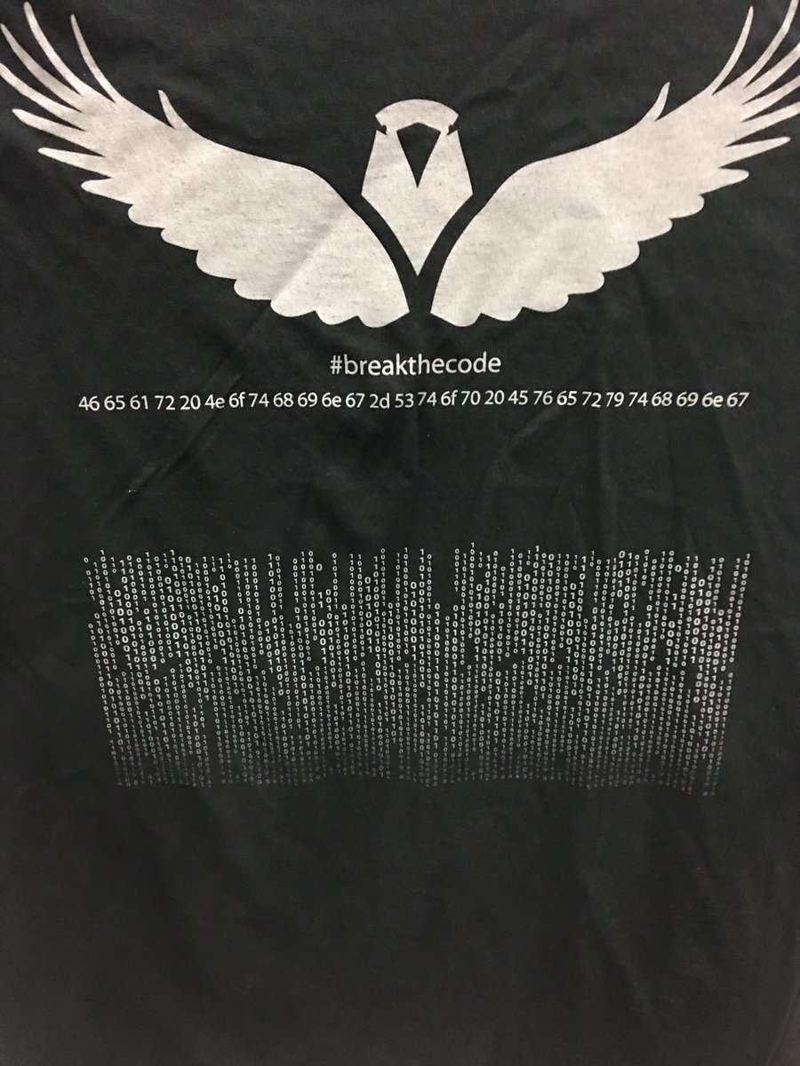 IntersectionsES's tweet photo. Who can #breakthecode first? @RAVENiiSecurity is giving away some sweet #swag at #BlackHat2016 - check them out! https://t.co/6VaFTdxWxd