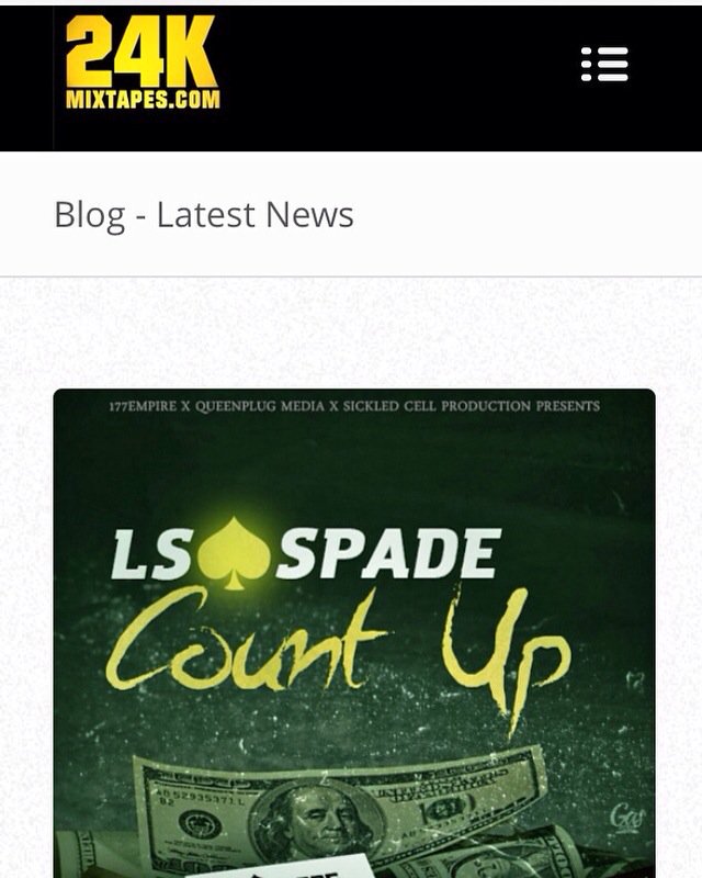 ezkutfilms's tweet image. @LSSPADE x @24kmixtapes ow.ly/6nMp302x2fb #LsspadeTheCountUp💰 #177Empire