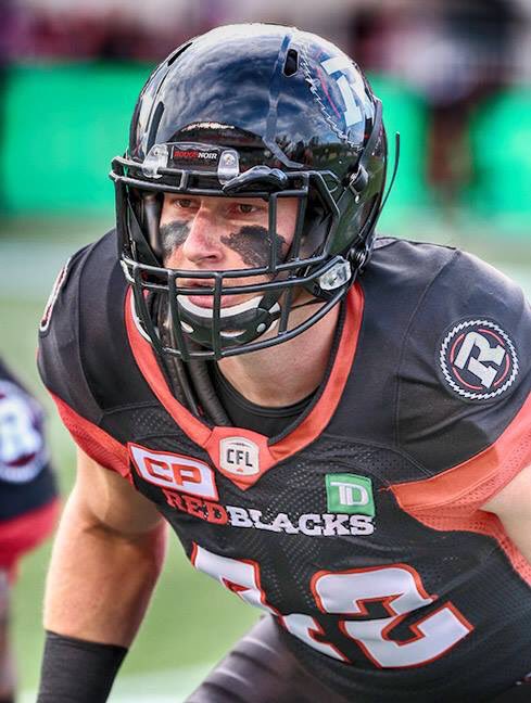 Joshbrown66's tweet photo. Former Cal Poly Mustangs Cameron Ontko and Burton DeKoning representing in the CFL! @Burton_Dekoning @CamOntkoLB https://t.co/ANQslYFfop