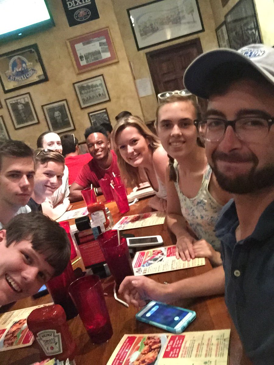 frankenvibe_'s tweet photo. Grabbing dinner at #BPhils before our first day of rehearsal tomorrow! #BandCamp2k16 https://t.co/4i0IRJVhgp