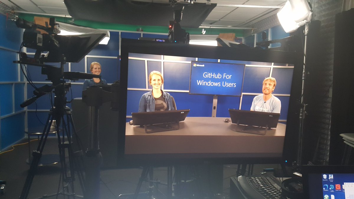 Recording a fantastic course about # GitHub for Windows users w/ <a href="/codefoster/">Jeremy Foster</a> @ brianamarie132