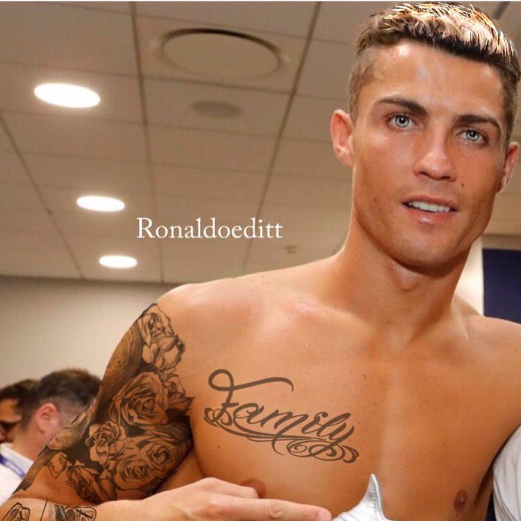 Football is My Drug Cristiano Ronaldo is My Dealer  Throwback to when  Junior got a tattoo of Cristiano doing Siii celebration on his arm   Cutest Thing ever   Facebook