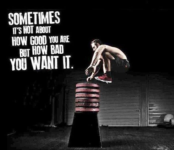 CrossFitJetty's tweet image. "Sometimes it's not about how good you are but how bad you want it." #crossfit