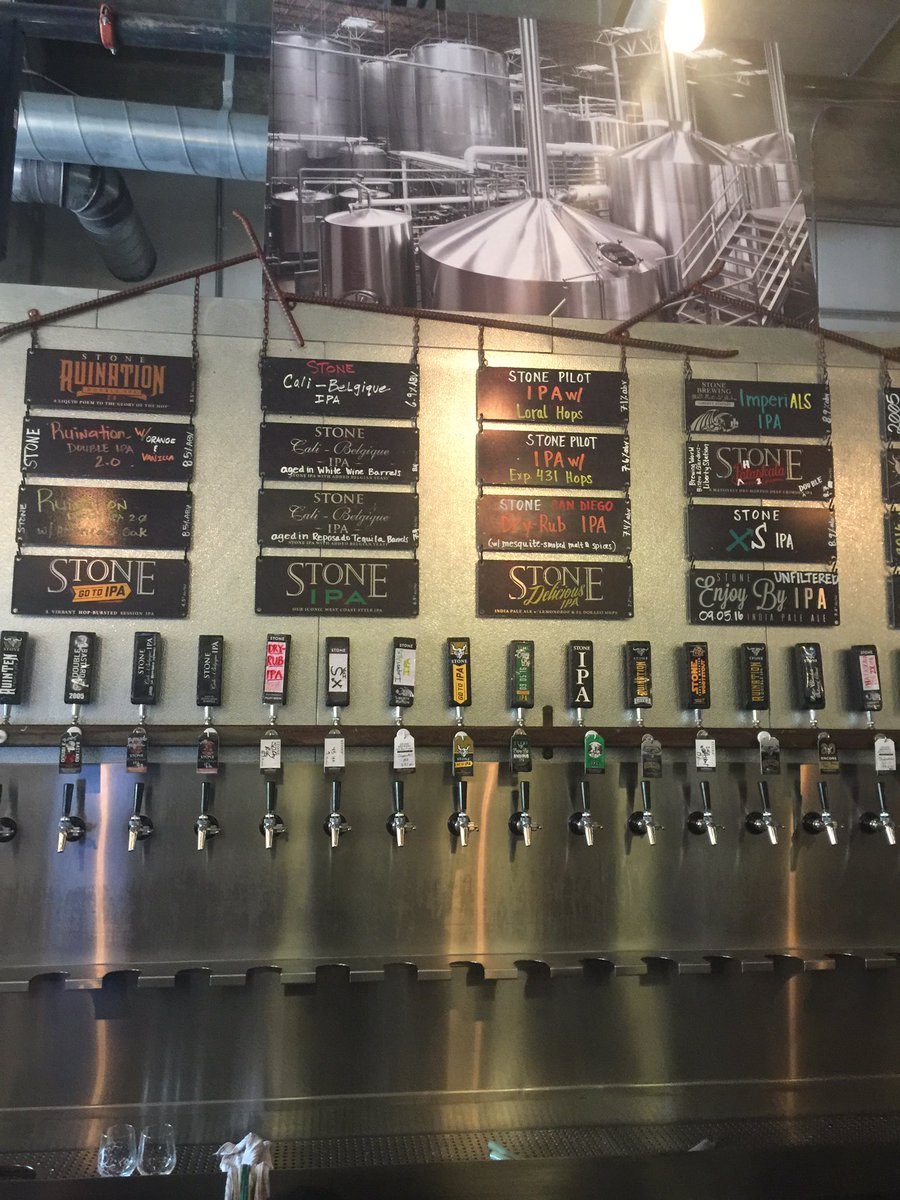radean57's tweet photo. Happy IPA day enjoying stone company store Pasadena https://t.co/isYTNhtqXV