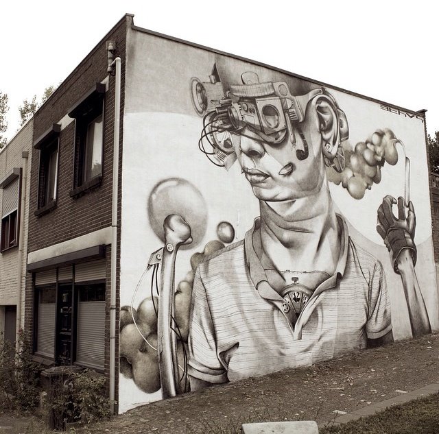 HubStreetArt's tweet photo. Heerlen #streetart #art by Claudio Ethos https://t.co/g1Euj9elbd