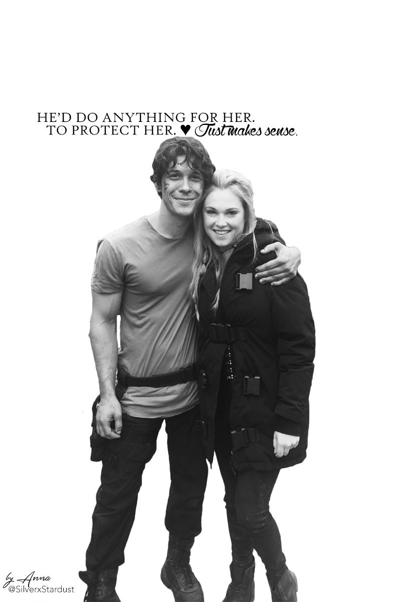 SilverxStardust's tweet photo. I made something cute for my #Bellarke fam ❤ Enjoy! ⭐😙😍 #The100 https://t.co/Eta9xncUnQ