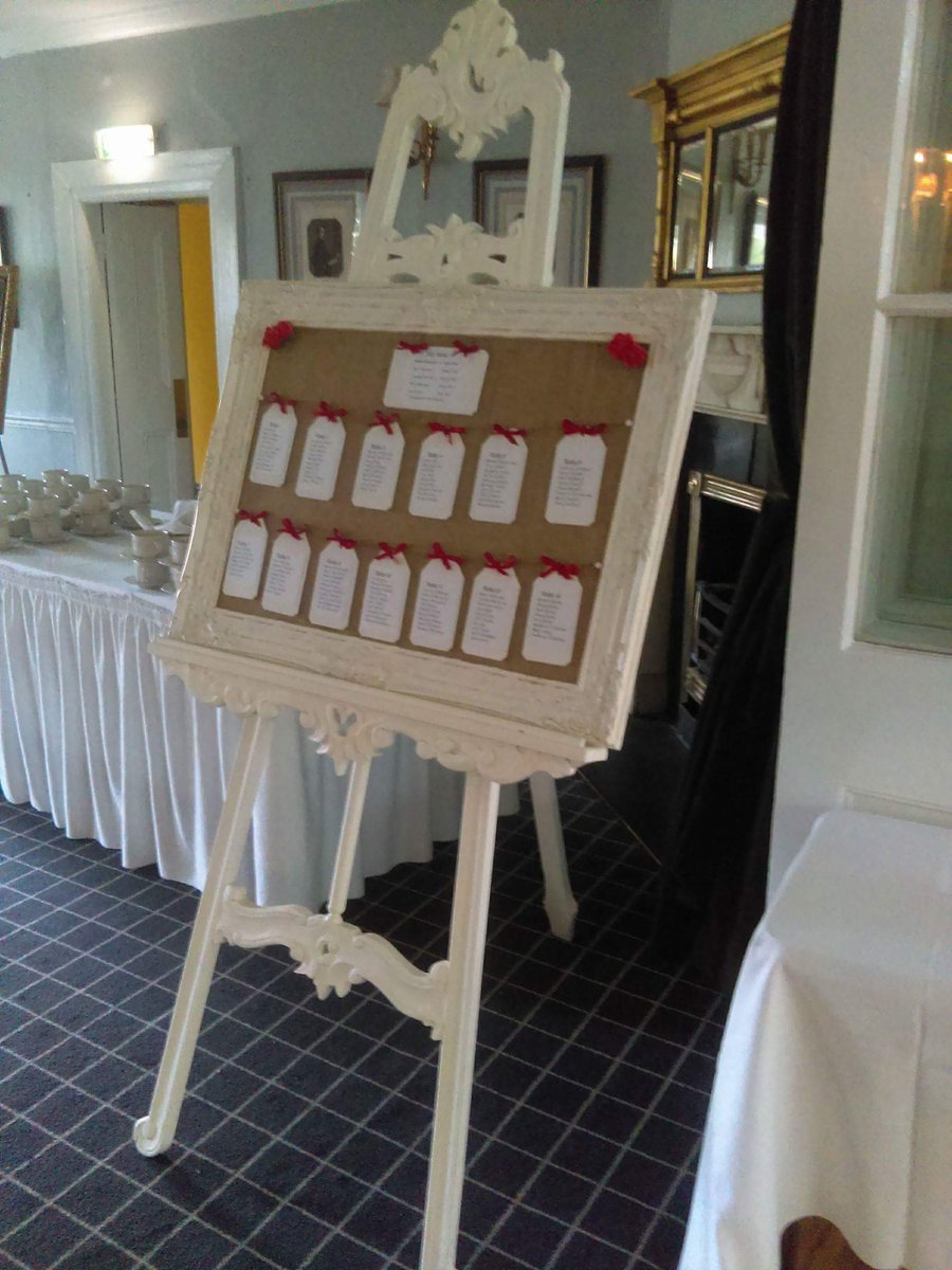 AnnieRuffles's tweet photo. Beautiful #vintage style #nameplace board we created for #bride&groom @DunravenArms last week #Ido #roomdecor https://t.co/dWbIKzP8HN