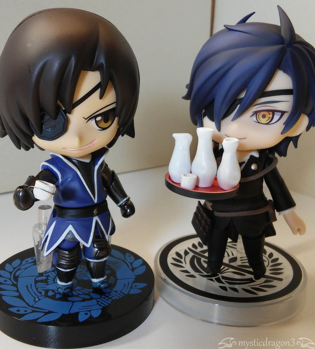 mysticdragon3ni's tweet photo. Testing my newly painted #miniature #sakesets. #figurephotography #nendoroid #datemasamune #shokudaikirimitsutada https://t.co/153MHd3Fjj