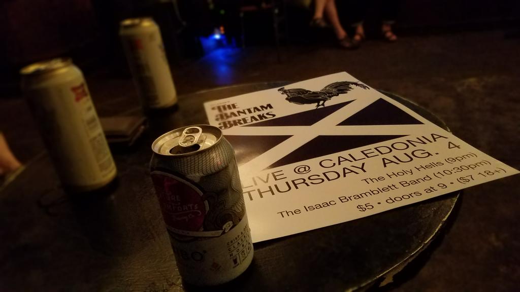 TheBantamBreaks's tweet photo. This here flyer came out pretty good!  Thanks to The Holy Hells for printing them out!  @caledonialounge https://t.co/2zPTrp6KRw