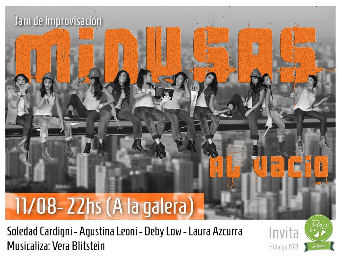 En una semana, acá te quiero ver! Impro femenina! En el <a href="/ElPisoTeatro/">El Piso Teatro</a>